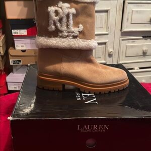Lauren Ralph Lauren Tan Winter Boots
